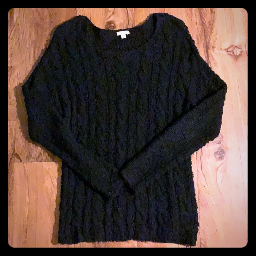 Lumpy black sweater